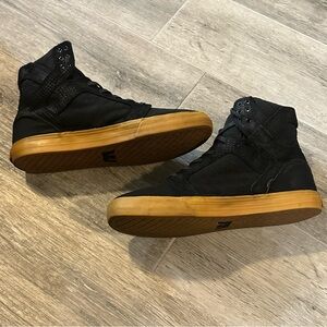 Supra Skytop Muska 001 Shoes Mens Size 11.5 Black Gum High Top Skate S18265